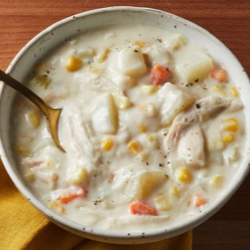 Easy Chicken and Corn Chowder