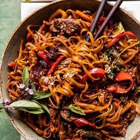 Korean Beef Sesame Noodles