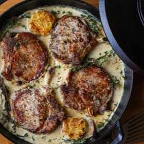Milk-Braised Pork Chops