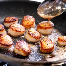 Pan-Seared Scallops