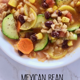Mexican Bean and Barley Soup