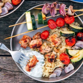 Tzatziki Chicken Skewers