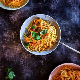 Baked Feta Pasta (West-African-Edition)