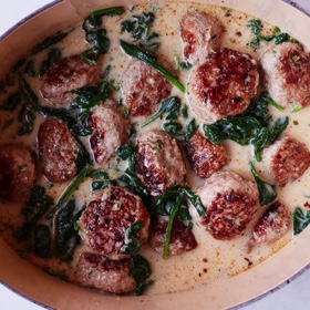 Thai-Inspired Chicken Meatball Soup