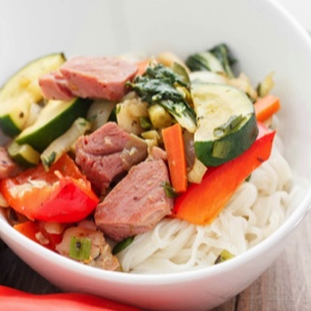 Leftover Ham Stir Fry
