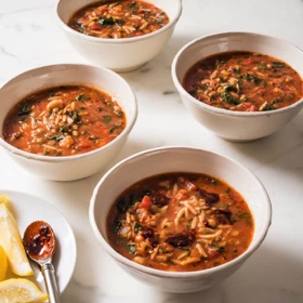 Moroccan Lentil and Chickpea Soup (Harira)