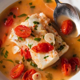 Pesce All'Acqua Pazza (Southern Italian Poached Fish)