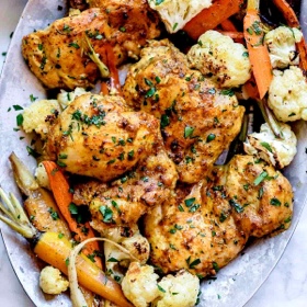 Easy Tandoori Chicken with Vegetables