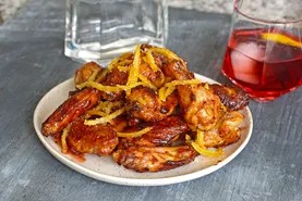 Negroni Glazed Wings