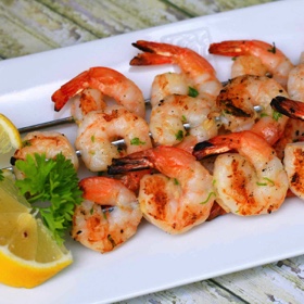 Garlic Shrimp Kabobs
