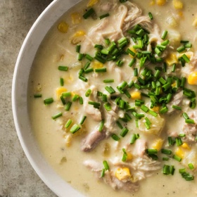 Slow-Cooker Chicken and Corn Chowder