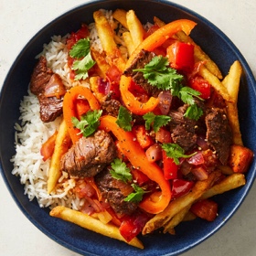 Lomo Saltado (Tomato Beef Stir-Fry)