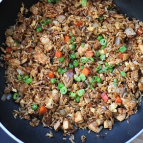 Leftover Turkey Fried Rice