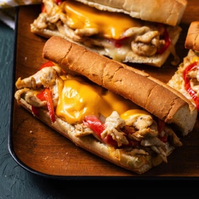 Chicken Cheesesteaks