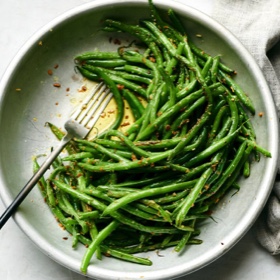Green Beans with Ginger and Garlic