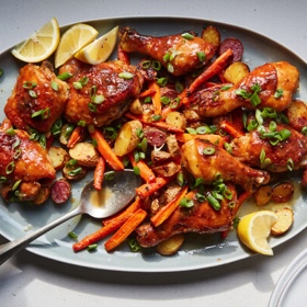 Hot Mustard and Honey Glazed Chicken