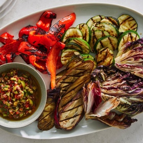 Grilled Vegetables with Spicy Italian Neonata