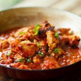 Chicken Saganaki (30 Minute Meal): Greek Style Chicken in a Tomato & Feta Sauce