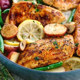 One-Pot Lemon Chicken with Vegetables