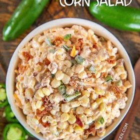 Jalapeno Popper Corn Salad