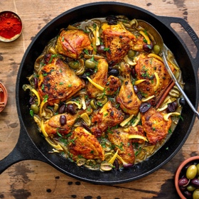 Chicken Tagine with Olives and Preserved Lemons
