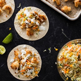Vegan Baja-Style Cauliflower Tacos