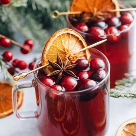 Spiced Cranberry & Gin Hot Toddy