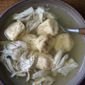Chicken and Dropped Dumplings