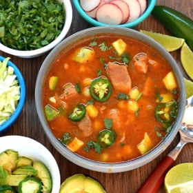 Instant Pot® Red Posole