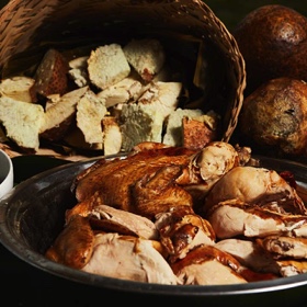 Fijian Feast Cooked in the Earth (Lovo)