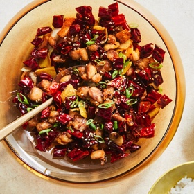 Lazi Ji (Chongqing Chicken with Chiles)