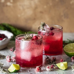 Cranberry Smash Cocktail