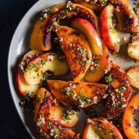 Roasted Butternut Squash with Apple