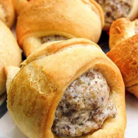 Sausage & Cream Cheese Crescents