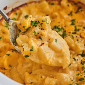 Slow Cooker Cheesy Potatoes