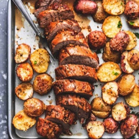 Sheet Pan Pork Tenderloin and Potatoes