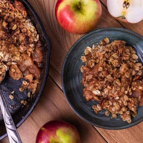 Cast Iron Apple Crisp