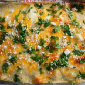 Green Chile & Potato Enchiladas