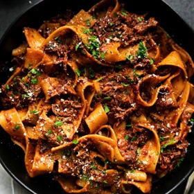 Slowly Braised Beef Short Rib Ragu