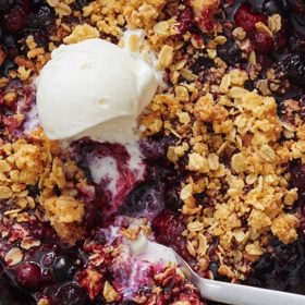 Stovetop Berry Crisp