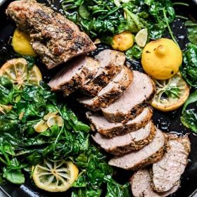 Garlic and Herb Rub Pork Tenderloin