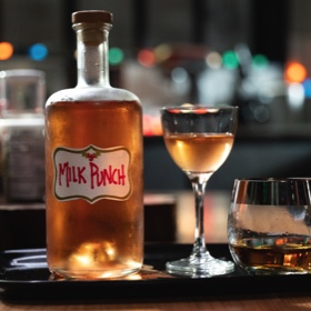 Clarified Milk Punch