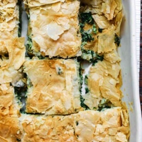 Spanakopita Recipe (Greek Spinach Pie)