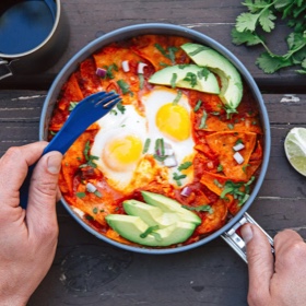 Camp Stove Chilaquiles