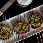 Cheesy Pineapple Flank Steak Pinwheels