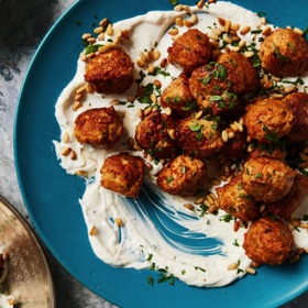Moroccan-Spiced Chicken Meatballs