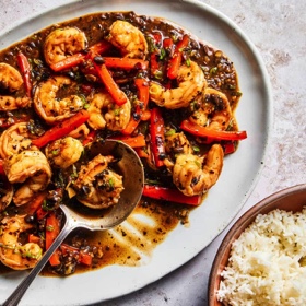 Shrimp with Black Bean Sauce