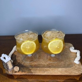 Fish House Punch (even ratios, single serving)