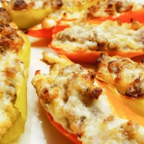 Stuffed Hungarian Hot Peppers