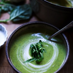 Quick & Healthy Zucchini Basil Soup